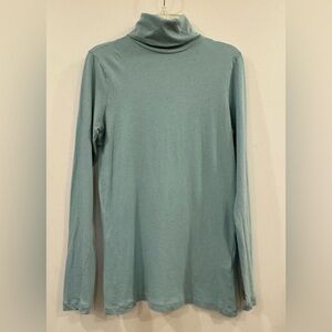 J. Crew Tissue Turtleneck, XSmall, Robins Egg Blue